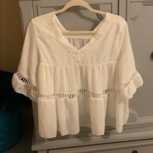 White Top with Detail